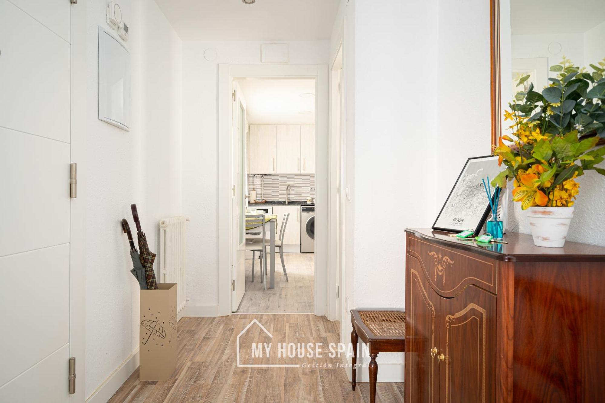 Myhousespain - Piso 3 Habitaciones Cerca Playa San Lorenzo Gijón Esterno foto